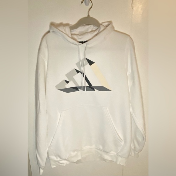 adidas Other - Adidas Men's Postgame White Pullover Hoodie Size Large